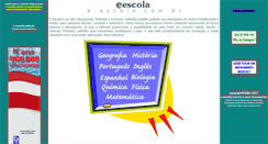 Desktop Screenshot of e-escola.com.br